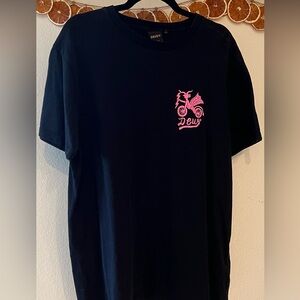 Black Deus Ex Machina Milano Shirt Sleeve TShirt